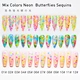 Fluorescent Butterflies Sequins
