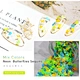 Fluorescent Butterflies Sequins